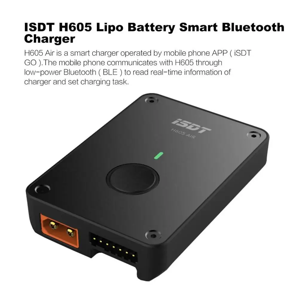 Интеллектуальное зарядное устройство ISDT H605 Air 50 Вт 5A DC 2S 6S для батарей Smart bluetooth Lipo