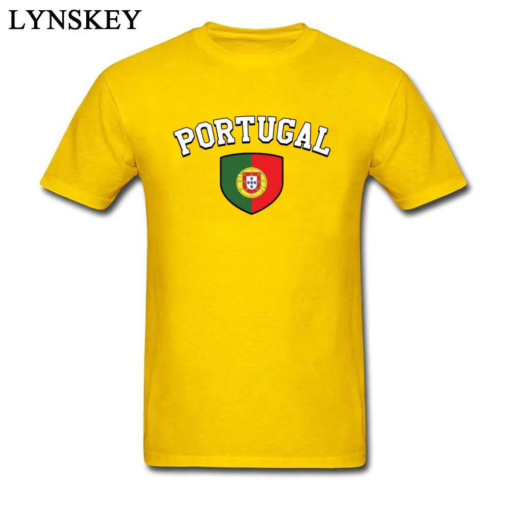 Португалия Страна Флаг топы футболки лучшие 100% хлопок Crewneck повседневные с