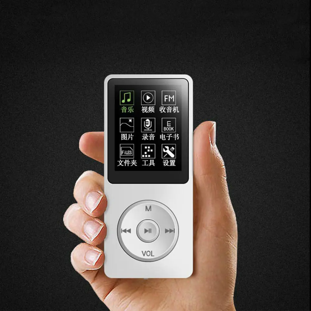 MP3 плеер 8 г воспроизведения видео HiFi потери музыка fm радио E Book ATJ2127 Чип расширения