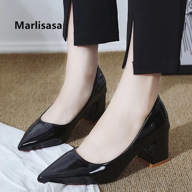 Женские классические туфли Marlisasa из высококачественной искусственной кожи на