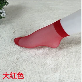 5 пар женские летние сексуальные ультратонкие прозрачные шелковые носки для