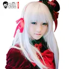 HSIU новый высококачественный K Аниме K-Project Анна Кушина косплей парик белый костюм игровые парики костюмы для Хэллоуина парик