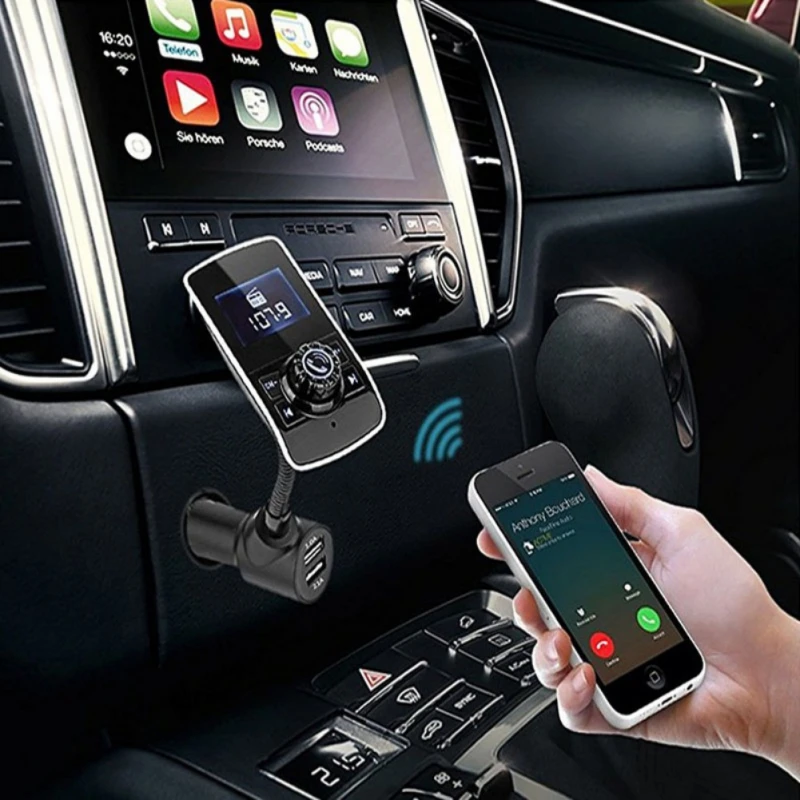 Автомобильный MP3 плеер Беспроводной fm передатчик Bluetooth автомобильный набор