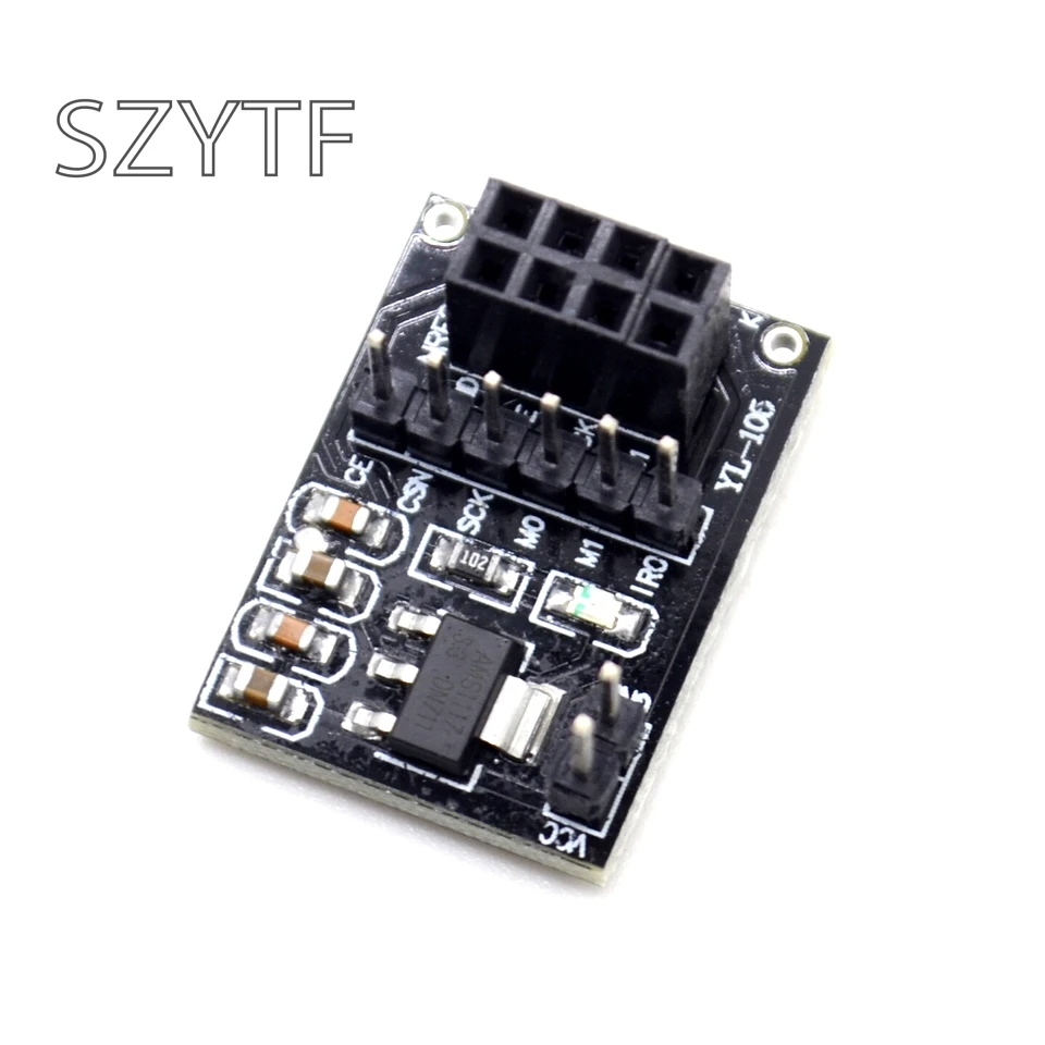 1 шт. новый разъем адаптера плата для 8Pin NRF24L01 беспроводной трансивер модуль 51 |
