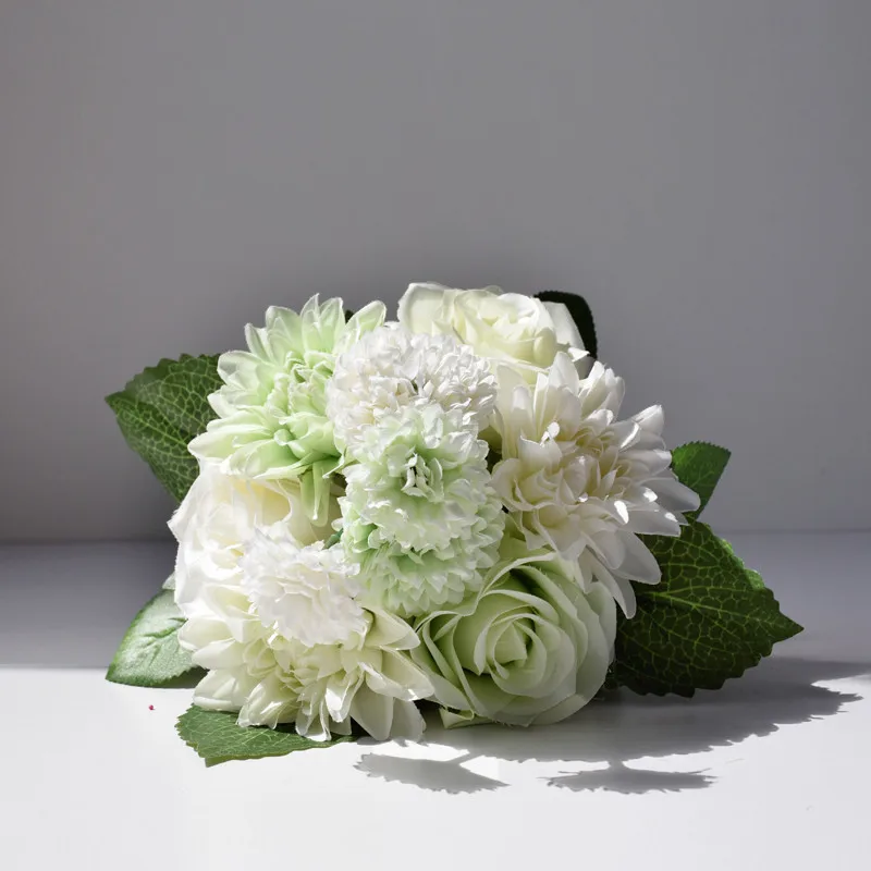 Бесплатная доставка шелковая Цветочная Брошь на заказ букет невесты свадебный |