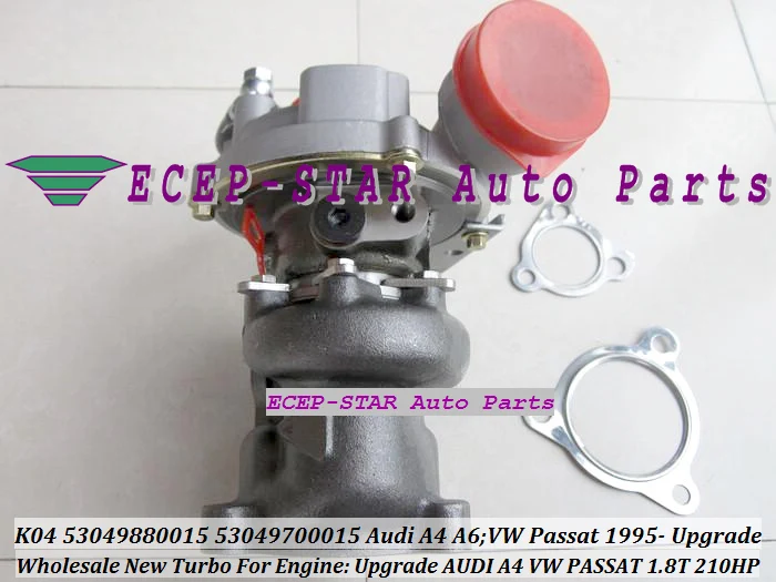 Турбокомпрессор Turbo K04 15 53049700015 53049880015 для AUDI A4 A6 1 8 T модернизация VW PASSAT 1.8L 210HP 1995