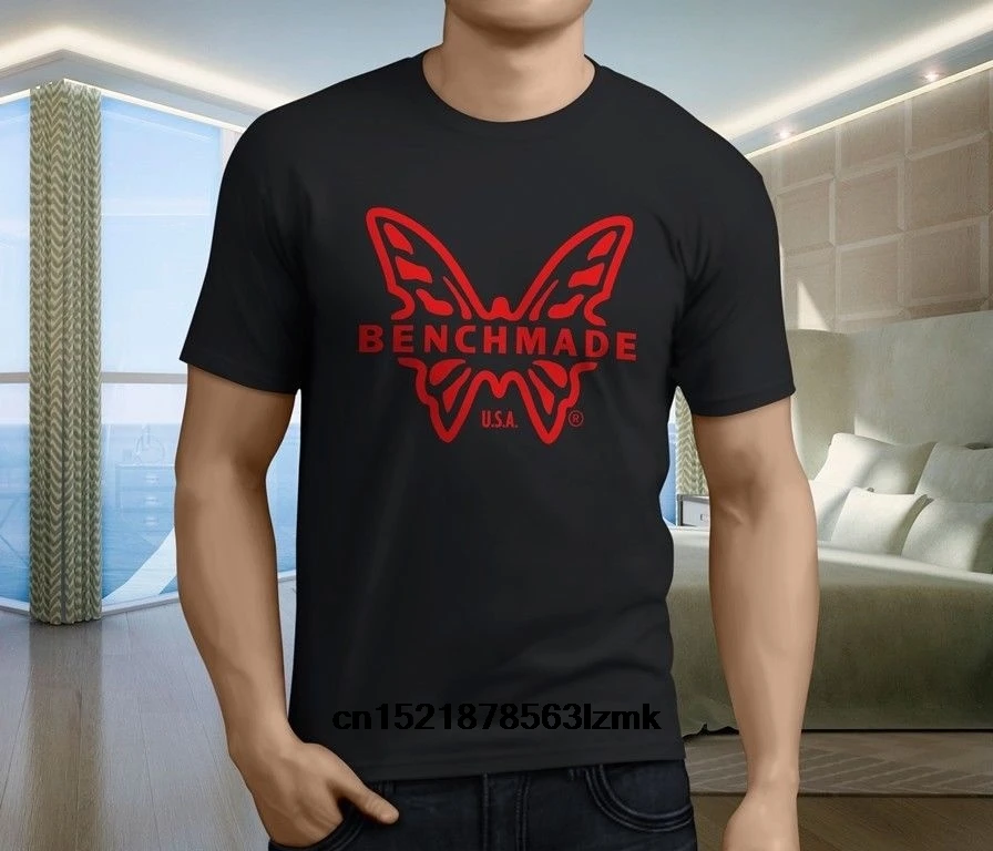 Возьмите Для мужчин футболка Популярные Викинг Griptilian складной Ножи черный