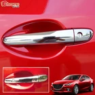 Для Mazda 3 Axela 2014 2015 2016 2017 2018 хэтчбек седан хромированная дверная ручка Накладка молдинг украшение автостайлинг