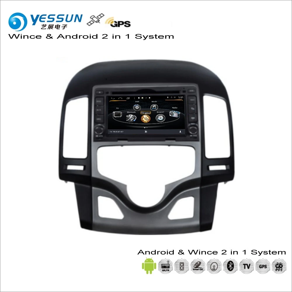 YESSUN для hyundai i30/Elantra Touring 2007 2008 2009 2010 2011 Авто Android Мультимедиа Радио CD-плеер Navi навигация