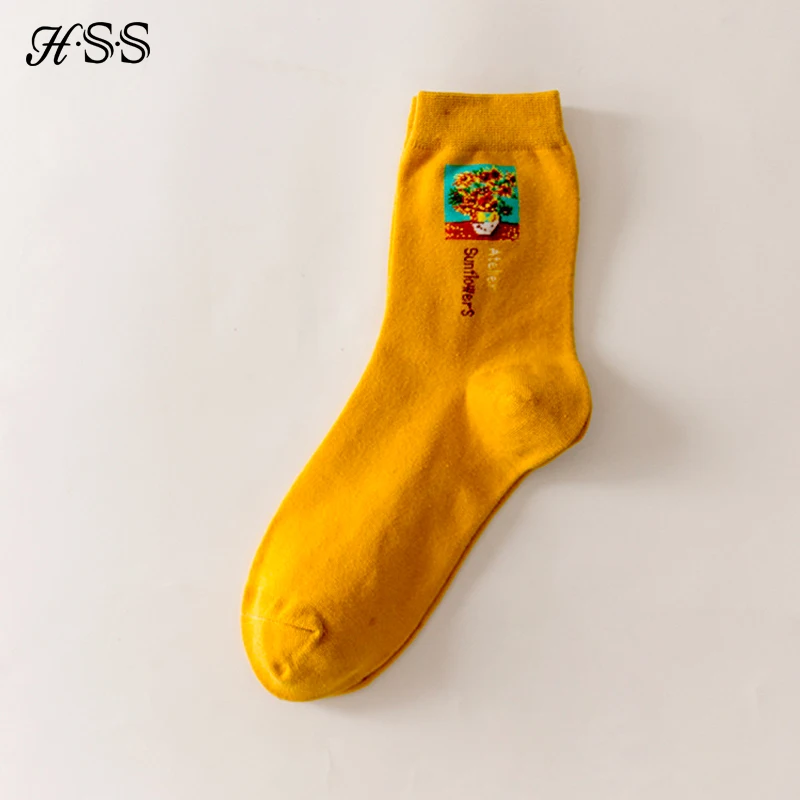 HSS Брендовые женские хлопковые носки с героями мультфильмов, носки для скейтбординга, хипстерские модные короткие носки для отдыха, с фабрики