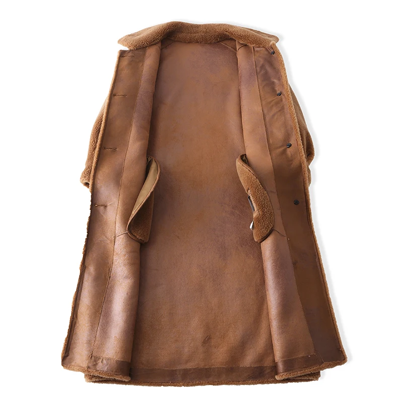 QAZXSW Sheep Sheared Coat Double-faced Fur Long Coats Womens Winter Fashion 2018 New Particles Lamb Warm Outerwear LD199 | Женская