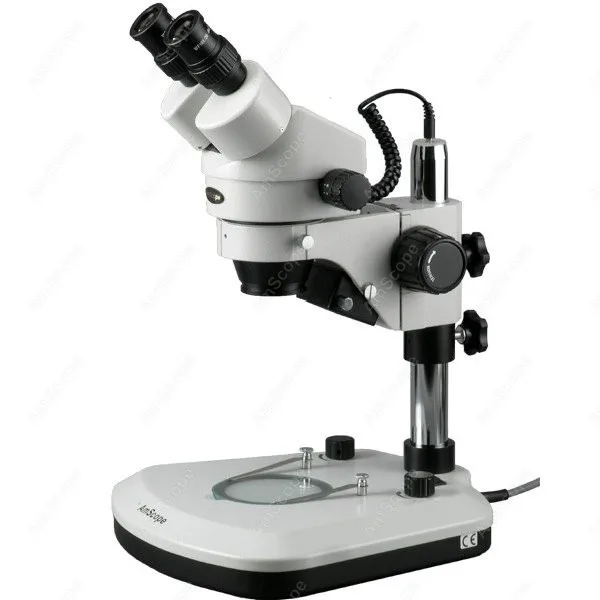 

LED Binocular Stereo Zoom Microscope--AmScope Supplies New LED Binocular Stereo Zoom Microscope 3.5X-90X