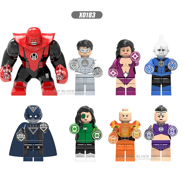 Распродажа DC Super Hero atrockitus белый фонарь звезда сапфир Lgdigo фигурки строительные