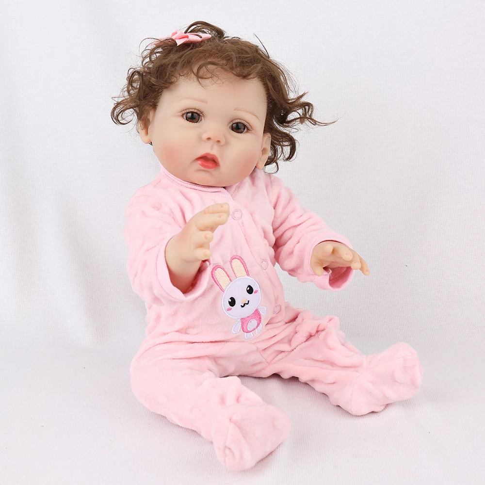 NPKDOLL Reborn Baby 18 дюймов Полностью виниловые реалистичные игрушки Bebe для детей детские поддельные детские развивающие ванны для детей Playmate Babe Boneca