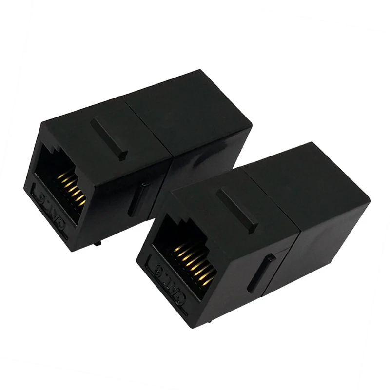 10 единиц RJ45 сетевого модуля Cat5e Keystone Jack RJ 45 8p8c женский муфта|Детали устройств