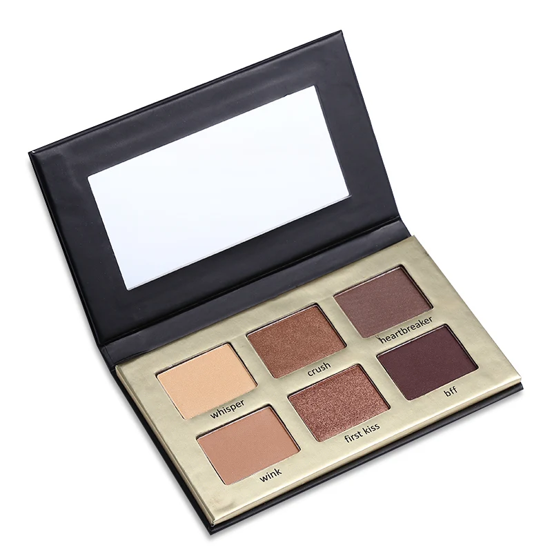 6 color eyeshadow COCOSH SHE бренд макияж 6 цветов телесные тени для век матовая палитра теней для век естественная водостойкая долговечная - Цвет: 6 color eyeshadow