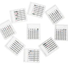 6 шт.компл. профессиональная маникюрная дрель для ногтей Электрический набор для ногтей типсы каменные керамические корундовые резаки полировка аксессуары для маникюра