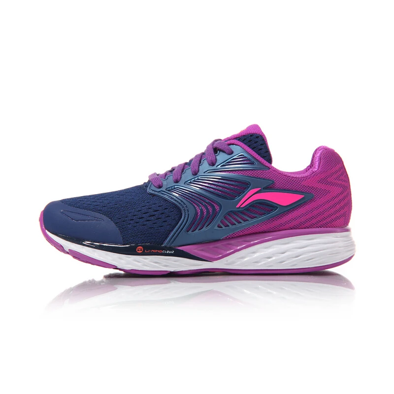 Профессиональные женские кроссовки Li Ning Cloud IV дышащие с амортизацией спортивная