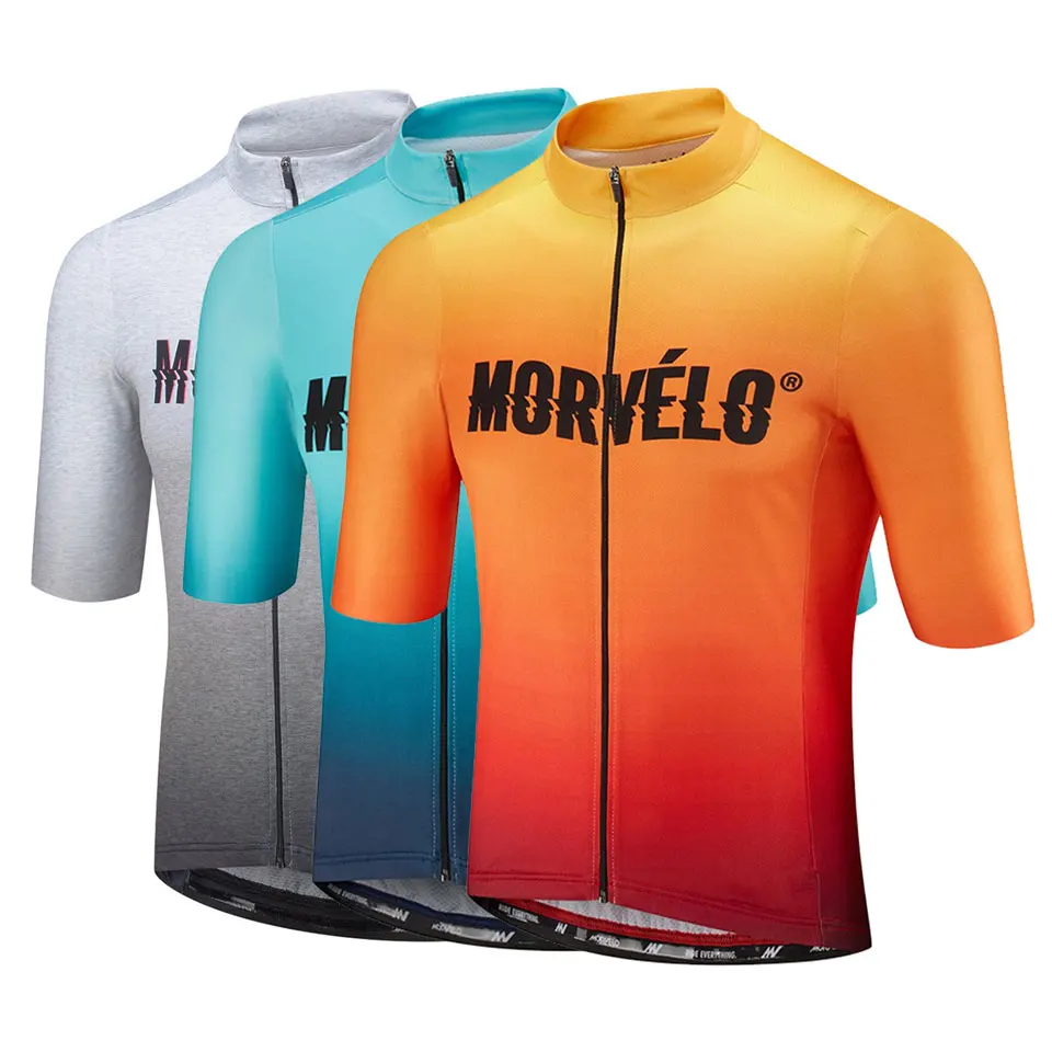 Мужская велосипедная футболка с коротким рукавом morвело одежда для велоспорта 2019