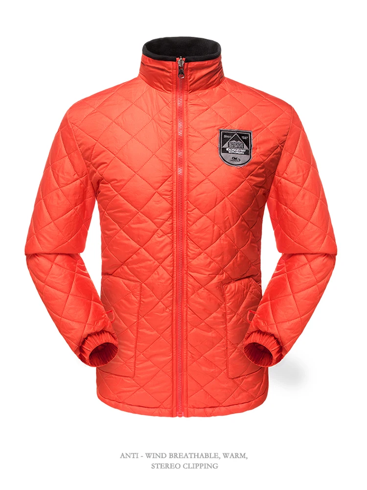 Men Women's Winter 2 Pcs Inside Cotton-Paded Jackets Outdoor Sport Waterproof Thermal Hiking Ski Mountain Climbing Jackets Coats