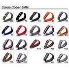 Ремешки для наручных часов из нейлона, 18 мм, разные цвета