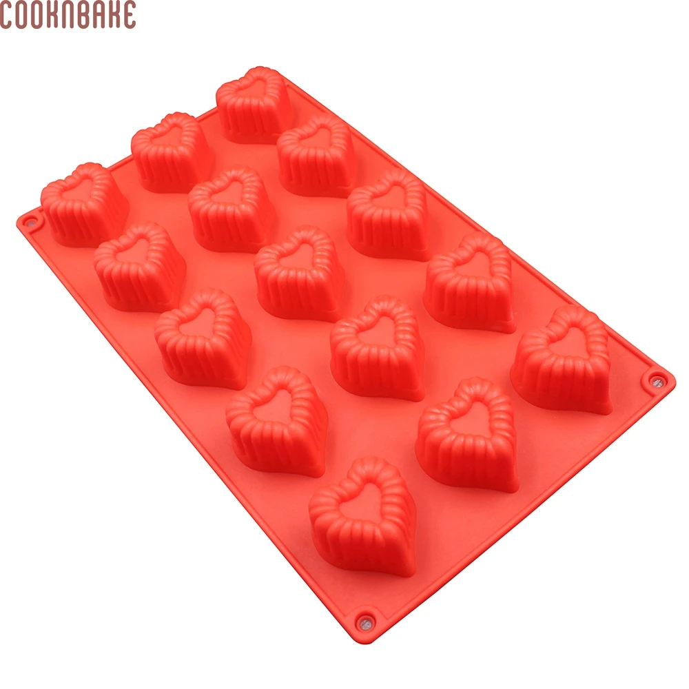 COOKNBAKE Сделай Сам силиконовая форма для шоколада желе пудинга 15 отверстий в форме