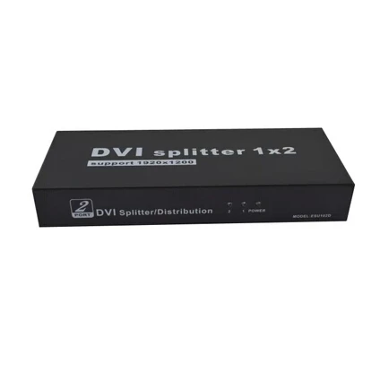 1 в 2 out DVI-I DVI 24 + 5 KVM переключатель сплиттер 1200P для ПК Хост монитора проектора |
