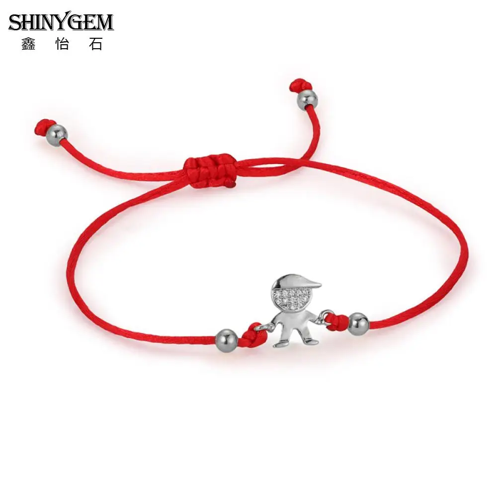 Браслеты на запястье ShinyGem регулируемые оплетенные браслеты ручной работы с