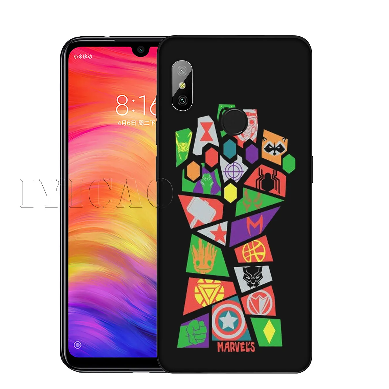 IYICAO Marvel Мстители Мягкий силиконовый чехол для телефона Xiaomi Mi 9 SE 9T CC9 CC9E 8 A3 Pro A1 A2 Lite