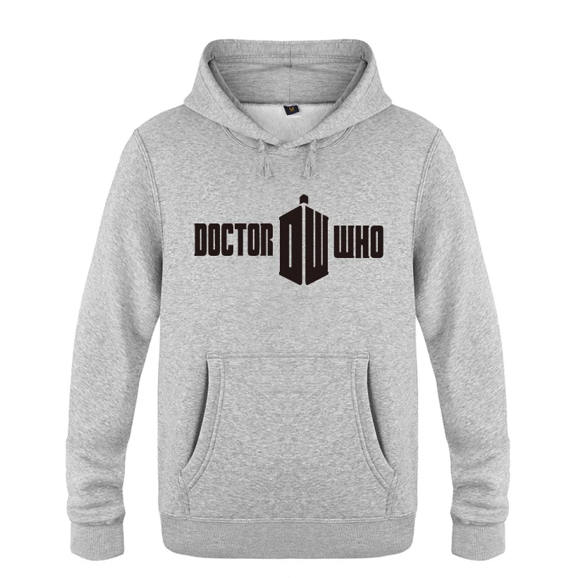 Мужские свитшоты DOCTOR WHO 2018 мужские флисовые пуловеры с капюшоном|Мужские