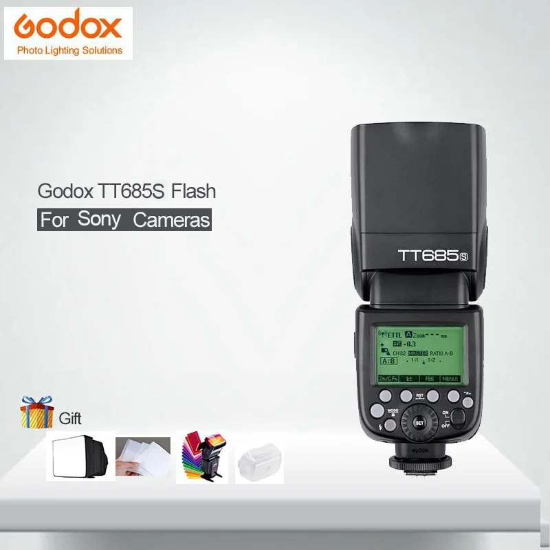 Godox TT685S Camera Flash Thinklite TTL HSS GN60 1/8000S For Sony DSLR Cameras a77II a7RII a7R a58 a99 ILCE6000L | Электроника