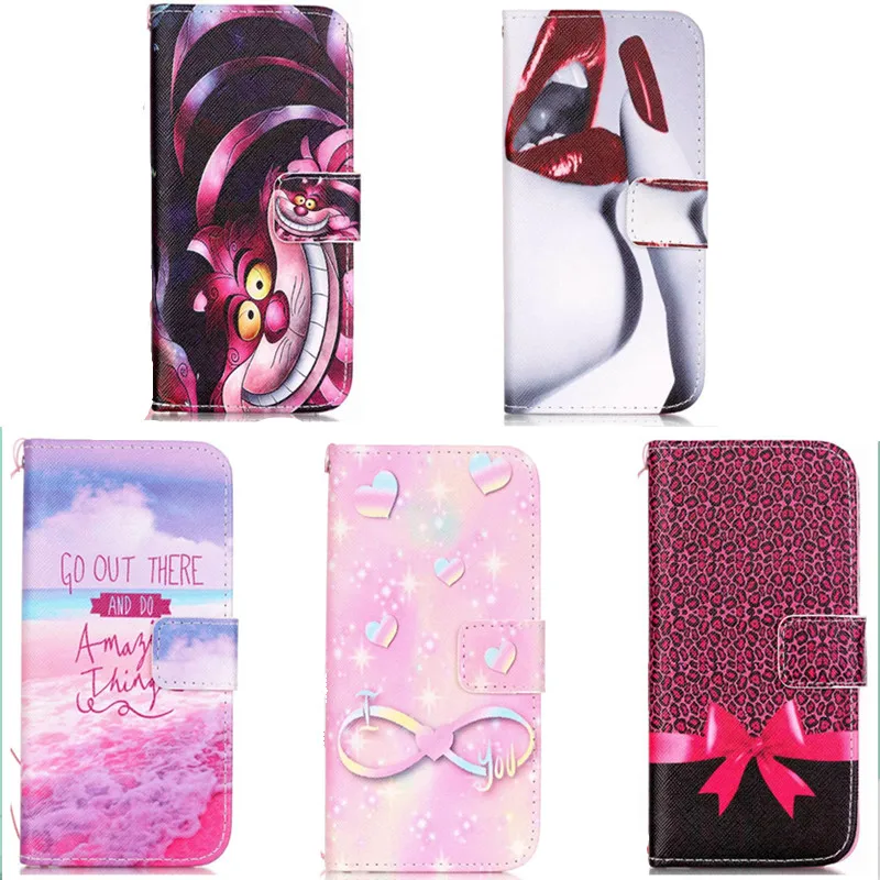 Роскошный кожаный чехол кошелек с откидной крышкой для Samsung Galaxy S6 S7 Edge S3 S4 S5 mini iPhone