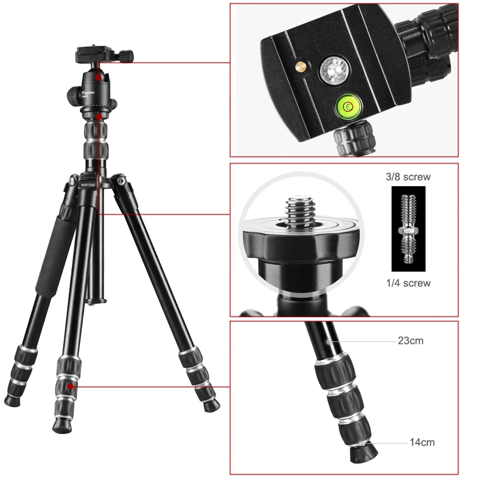 Многофункциональный штатив ALUMOTECH Carry Pro для DSLR Canon Nikon Camera Photo Video | Электроника