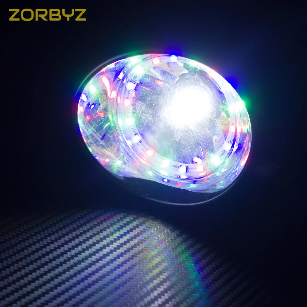 ZORBYZ хромированные СВЕТОДИОДНЫЕ пластиковые пулевидные фары