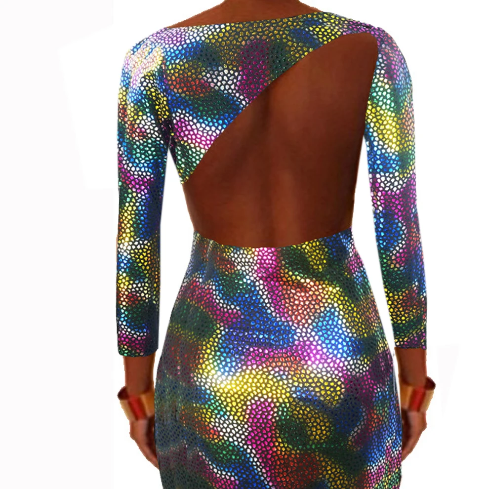 Новинка 2017 сексуальное леопардовое Бандажное платье из искусственной кожи с