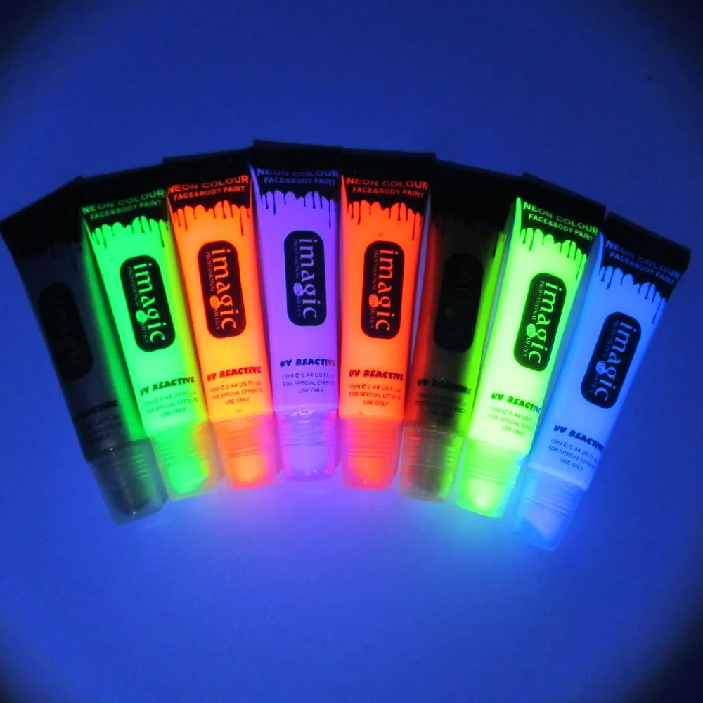 Imagic Новогодний подарок Макияж Красота флуоресцентные краски неоновый цвет лица