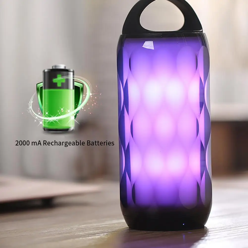 Красочные Night Light Bluetooth Динамик Беспроводной мини мобильный телефон сабвуфер