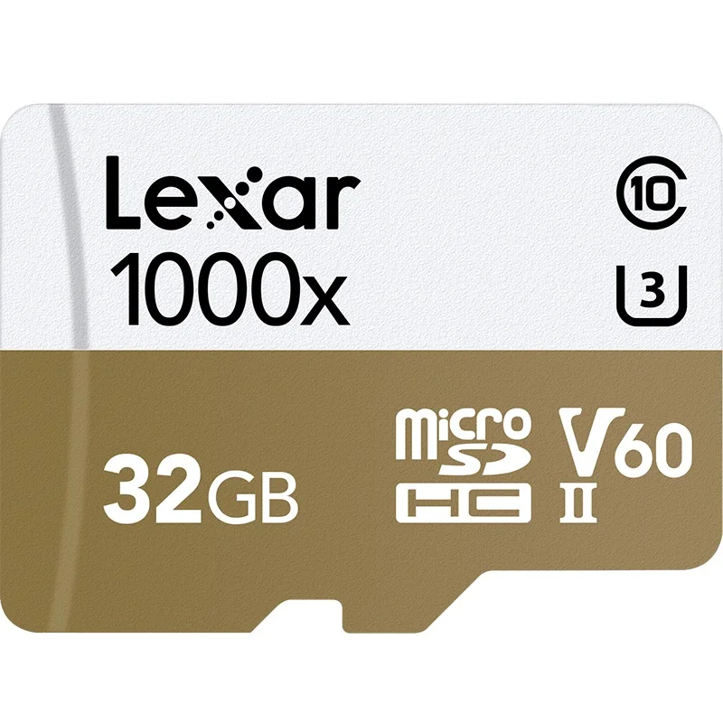 LKS-TF1000X-32G Lexar 1000x Micro SD, 10, 32 ГБ, 64 ГБ, 256 ГБ, micro SDHC, карта памяти tf, карта UHS, Дрон - Capacity: LKS-TF1000X-32G