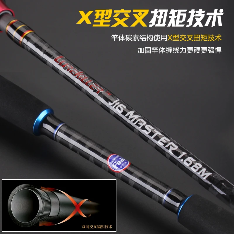 Джигггинг спиннинговое удилище Япония Полный Fuji запчасти светильник джиг шаг