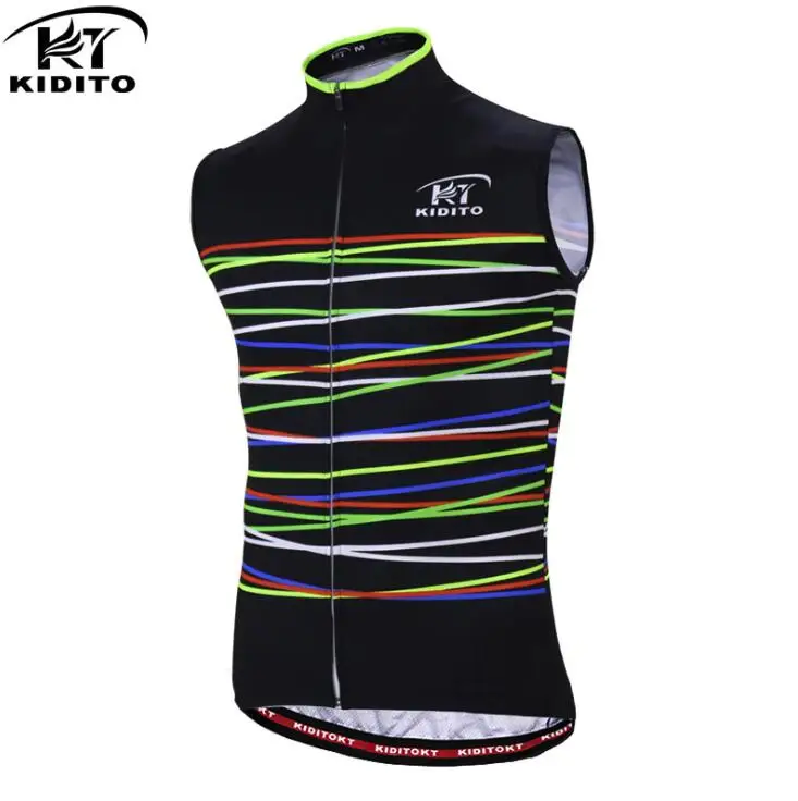 Cycling Jersey only KIDITOKT летняя майка без рукавов для велоспорта MTB велосипед Джерси Ropa Ciclista Hombre Майо Ciclismo гоночный велосипед одежда для мужчин - Цвет: Cycling Jersey only