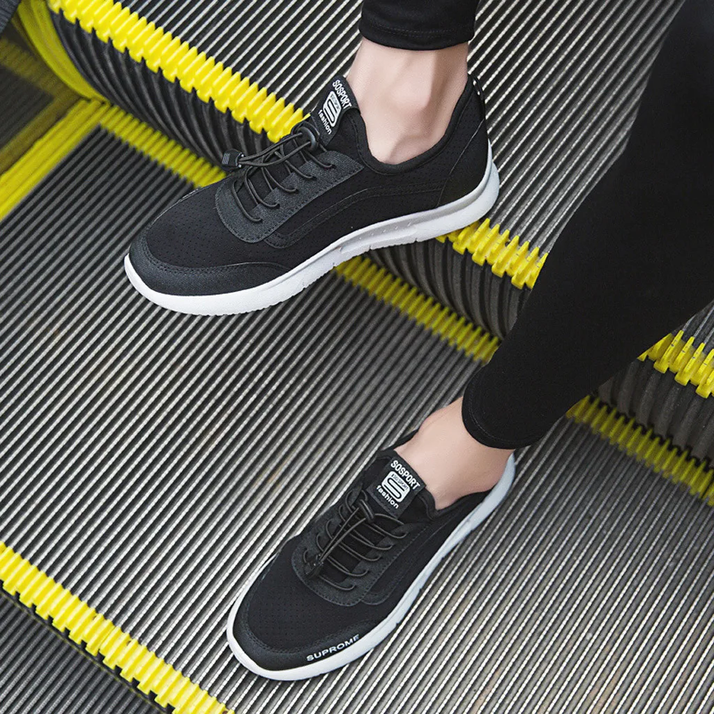 2019 Brand Spring Summer Sport Running Shoes Men's Mesh Leisure Sports Air Breathable Zapatillas Hombre Deportiva | Спорт и