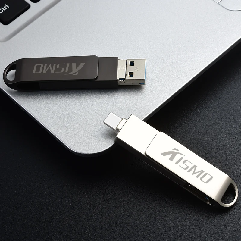 Флеш накопитель Kismo Type C диск Micro USB OTG с памятью 3 0 флешка для телефонов Samsung S6 S7 S8 S9 A3