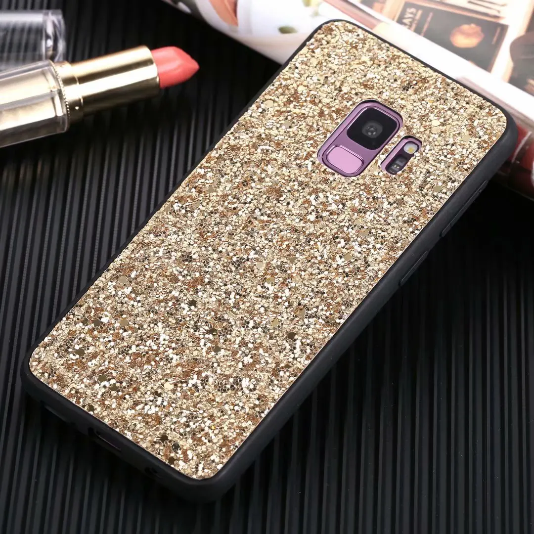 Hard Bling Rugged Case for Samsung S9 S8 Plus A8 S7 A5 Iphone X 7 8 6 Slim Grid Cell Phone Cover Protector Back Accessory |