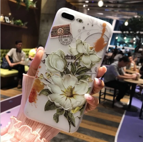 White lily 3D цветок силиконовый чехол для телефона для Xiao mi Red mi Note 5 A 4X mi 9 8 6x 5x Мягкий ТПУ все включено чехол для телефона - Цвет: White lily