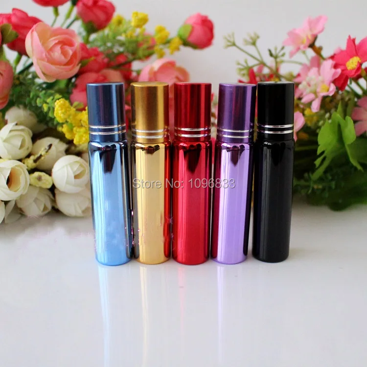 10 мл Красочные УФ Стекло мяч бутылка шарик ролл на бутылку косметическая отдушка