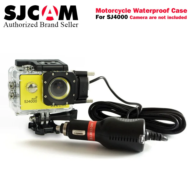 SJCAM SJ5000 SJ4000 WI FI Водонепроницаемый чехол для мотоцикла Зарядное устройство SJ CAM 5000