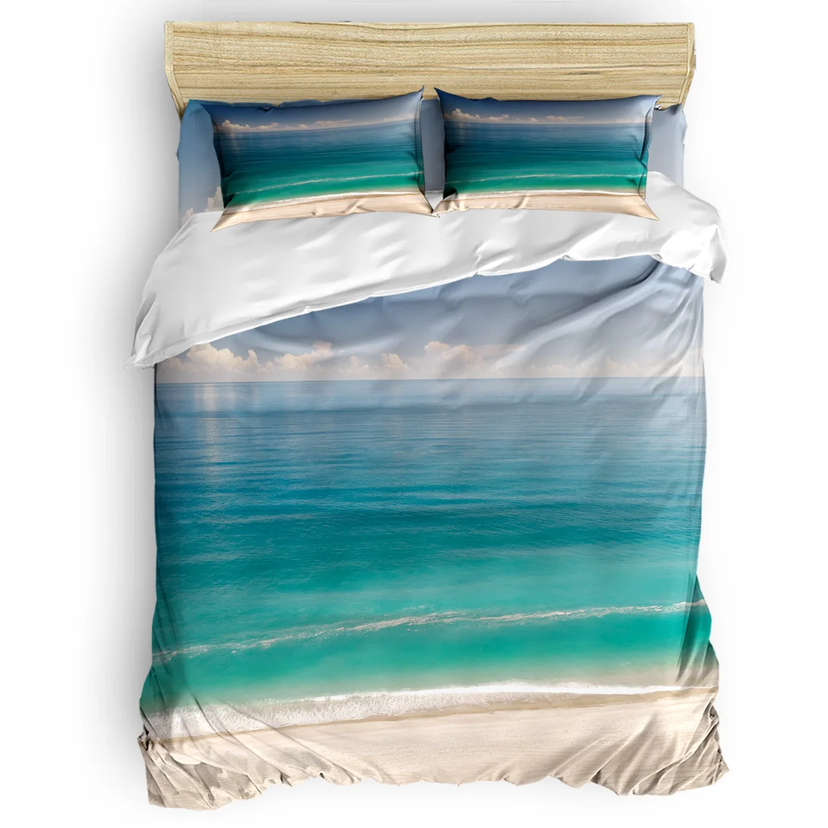 Золотой пляж 4 шт набор пододеяльников на День святого Валентина комплекты