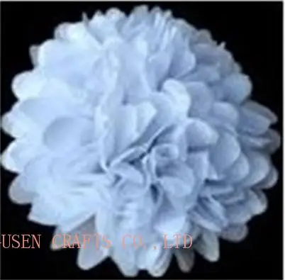 14 white Милый babyshower украшения 5 шт. 10 15 20 25 30 см ткани Бумага цветы Бумага шарики-Помпоны фонарики вечерние декор для свадьбы - Цвет: 14 white