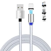 Горячая Распродажа 3 в 1 Разъемы зарядный кабель 360 градусов Магнитный Usb для Iphone