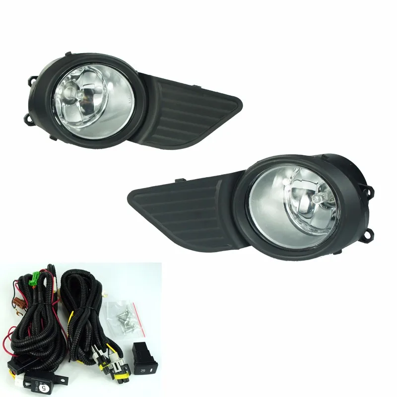Cnspeed туман свет для Toyota Sienna 2011 2012 2013 2014 2015 Лампы мотоциклов clear/желтые линзы бампер противотуманные фары